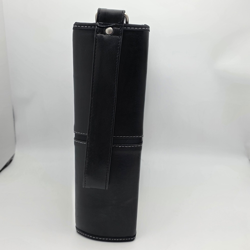 Targus 256 CD DVD Storage Binder Case Black Faux Leather Zip Media Organizer - Picture 4 of 12